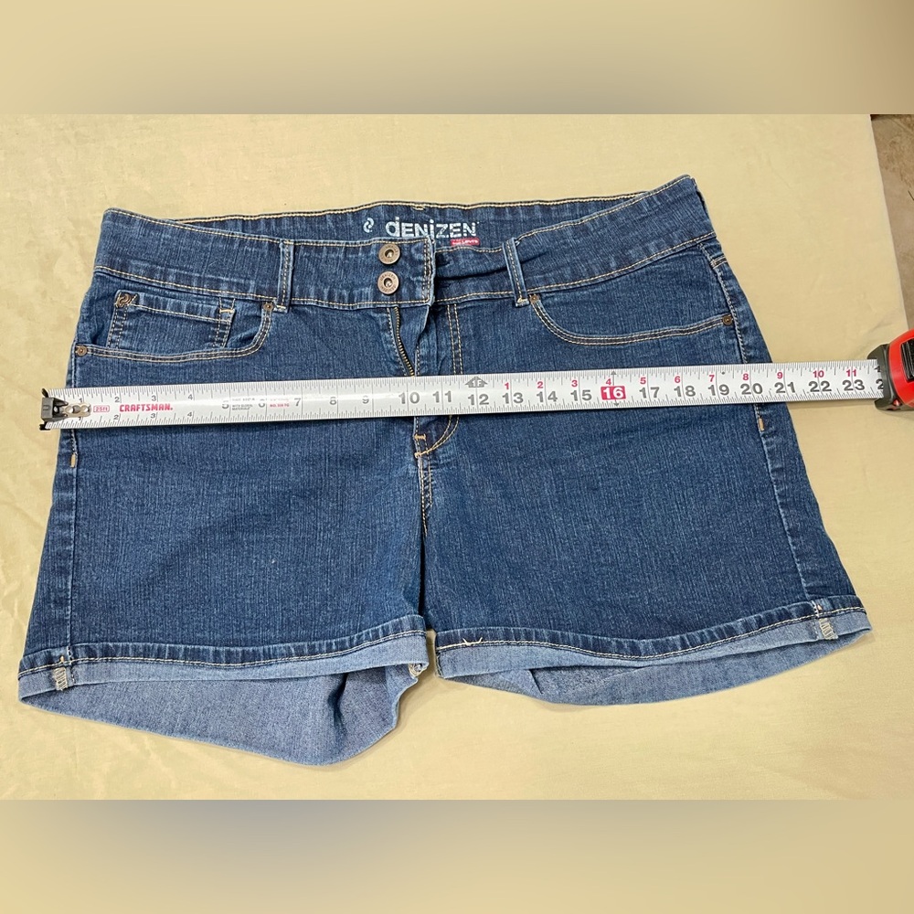 Denizen from Levi's Women's Dark Blue Denim Shorts